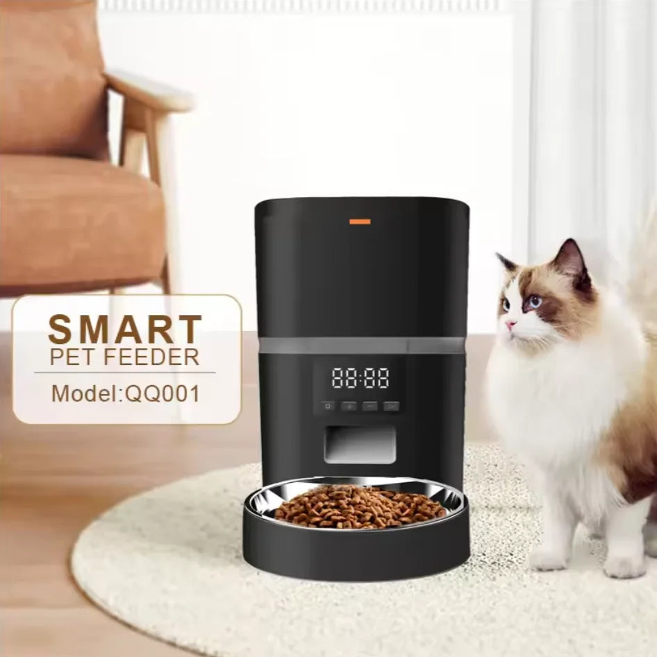 Double Meal Automatic Cat Feeder, Feeder With Video, Tuya WIFI Automatic Dog Feeder, Programmable Pet Feeder, Multiple Model