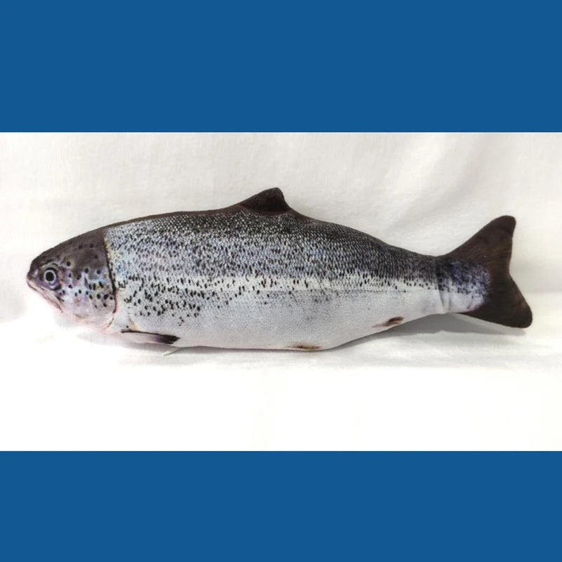 Electric Fish Dancing Moving Floppy Funny Cat Simulation Beating Usb Jumping Fish Pet Cat Toy Wagging Catnip Toy