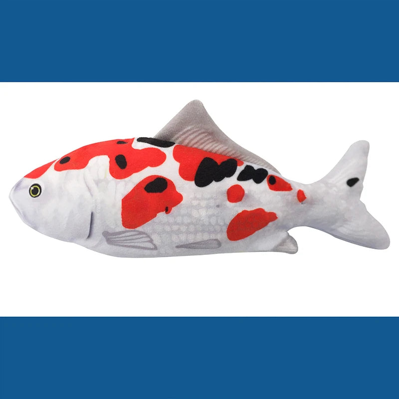 Electric Fish Dancing Moving Floppy Funny Cat Simulation Beating Usb Jumping Fish Pet Cat Toy Wagging Catnip Toy
