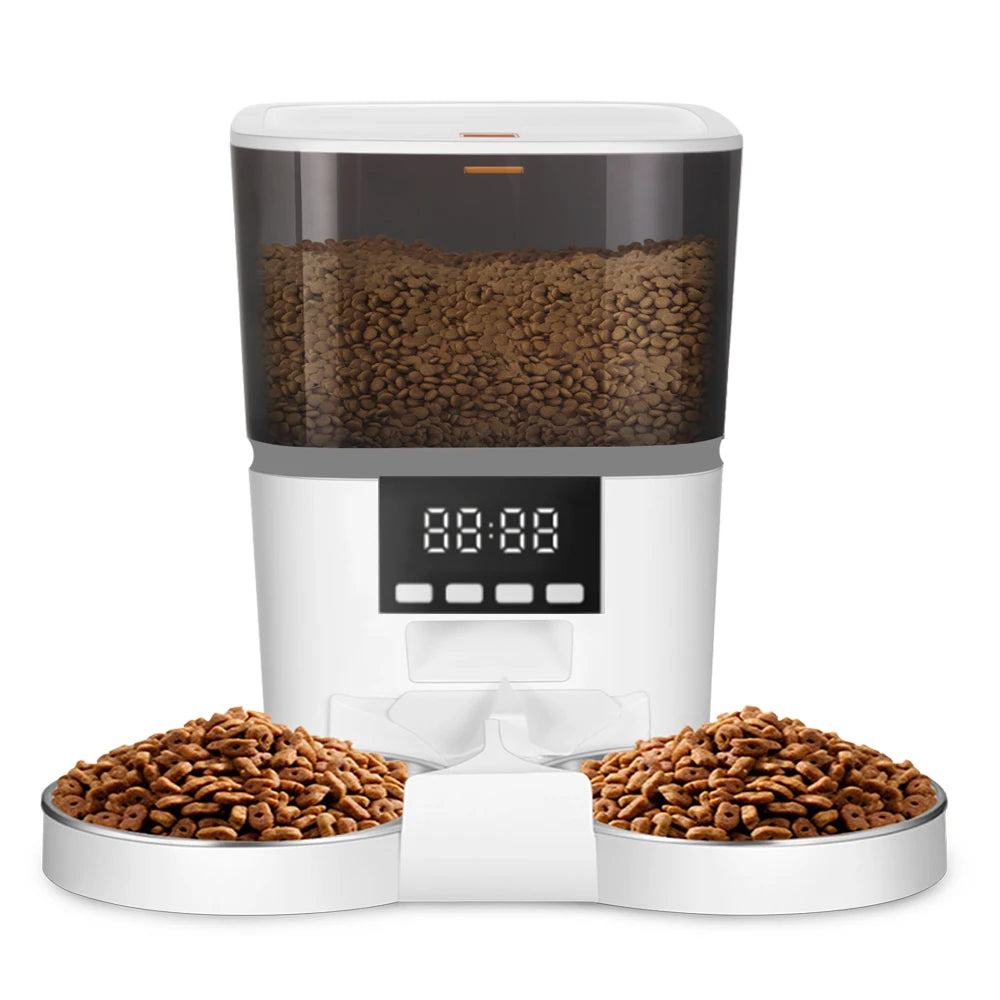 Double Meal Automatic Cat Feeder, Feeder With Video, Tuya WIFI Automatic Dog Feeder, Programmable Pet Feeder, Multiple Model