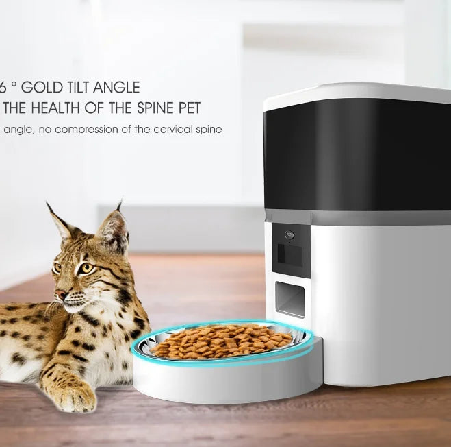 Double Meal Automatic Cat Feeder, Feeder With Video, Tuya WIFI Automatic Dog Feeder, Programmable Pet Feeder, Multiple Model