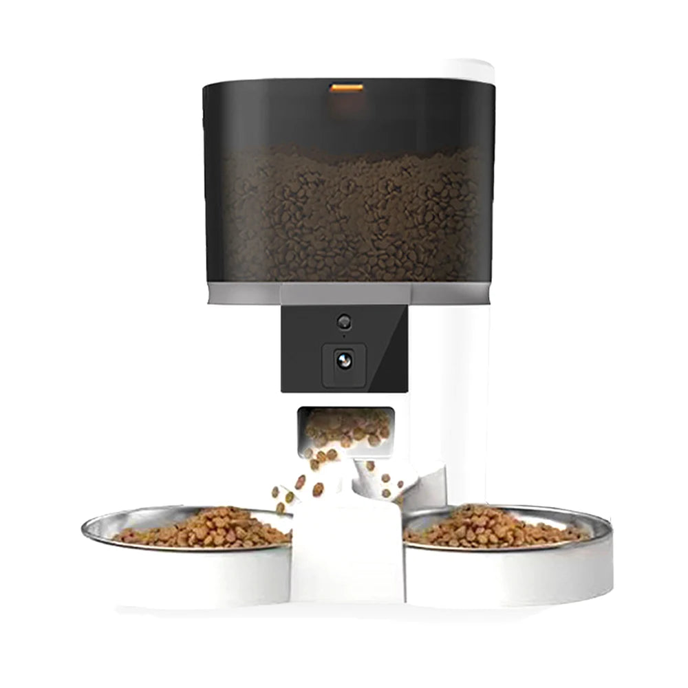Double Meal Automatic Cat Feeder, Feeder With Video, Tuya WIFI Automatic Dog Feeder, Programmable Pet Feeder, Multiple Model